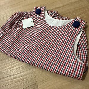 Kids Red and Blue Checkered Bottoms